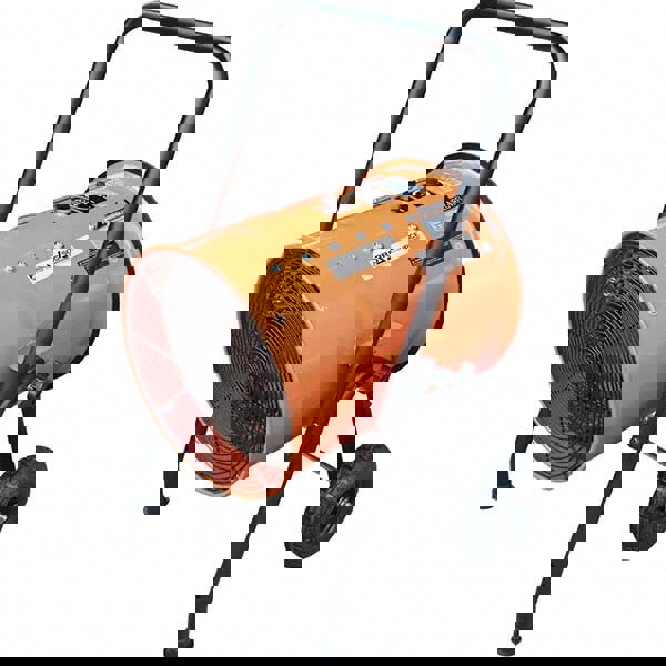 Electric Forced Air Heaters; Heater Type: Portable Electric Salamander ; Maximum BTU Rating: 102390 ; Voltage: 480V ; Phase: Three ; Additional Information: Built-In Thermostat; Overheat Protection; Rubber Wheels for Easy Moving on any Floor ; CFM: 1900